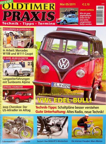 Deckblatt Oldtimer Praxis (05/2011)